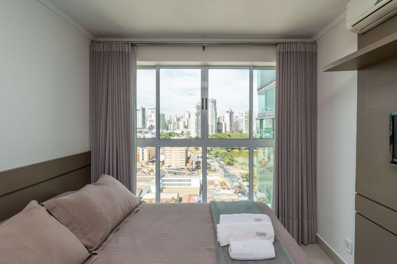 Apartamento De 1 Quarto Com Vista Para O Parque Vaca Brava E Com Jacuzzi No Setor Bueno - El1802 Goiânia Exteriör bild