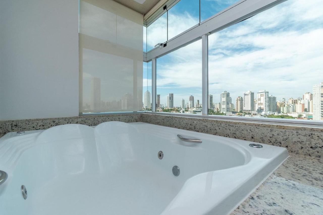 Apartamento De 1 Quarto Com Vista Para O Parque Vaca Brava E Com Jacuzzi No Setor Bueno - El1802 Goiânia Exteriör bild