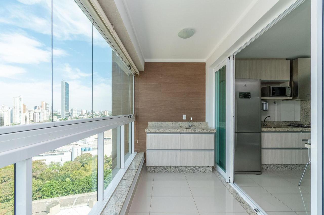 Apartamento De 1 Quarto Com Vista Para O Parque Vaca Brava E Com Jacuzzi No Setor Bueno - El1802 Goiânia Exteriör bild