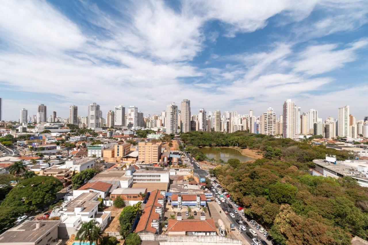 Apartamento De 1 Quarto Com Vista Para O Parque Vaca Brava E Com Jacuzzi No Setor Bueno - El1802 Goiânia Exteriör bild