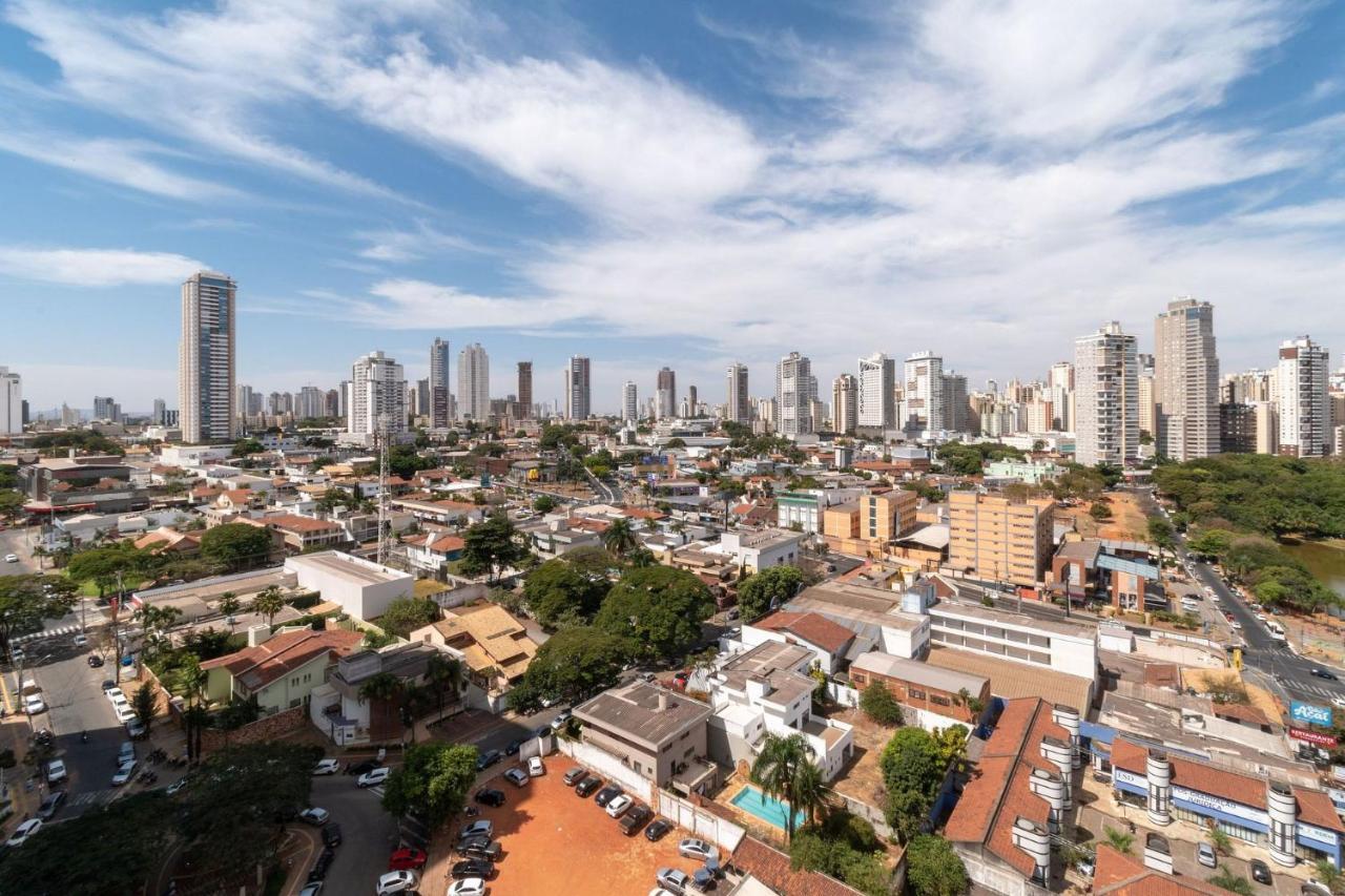 Apartamento De 1 Quarto Com Vista Para O Parque Vaca Brava E Com Jacuzzi No Setor Bueno - El1802 Goiânia Exteriör bild