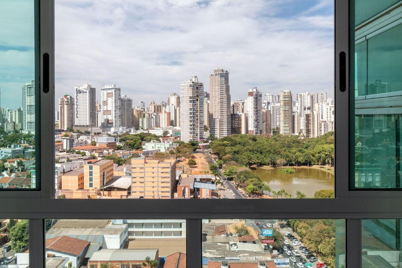 Apartamento De 1 Quarto Com Vista Para O Parque Vaca Brava E Com Jacuzzi No Setor Bueno - El1802 Goiânia Exteriör bild