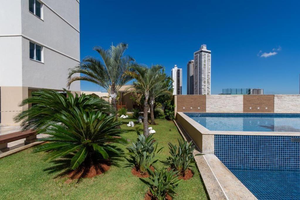 Apartamento De 1 Quarto Com Vista Para O Parque Vaca Brava E Com Jacuzzi No Setor Bueno - El1802 Goiânia Exteriör bild